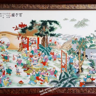 Tranh Sứ Bách Nhi Đồ